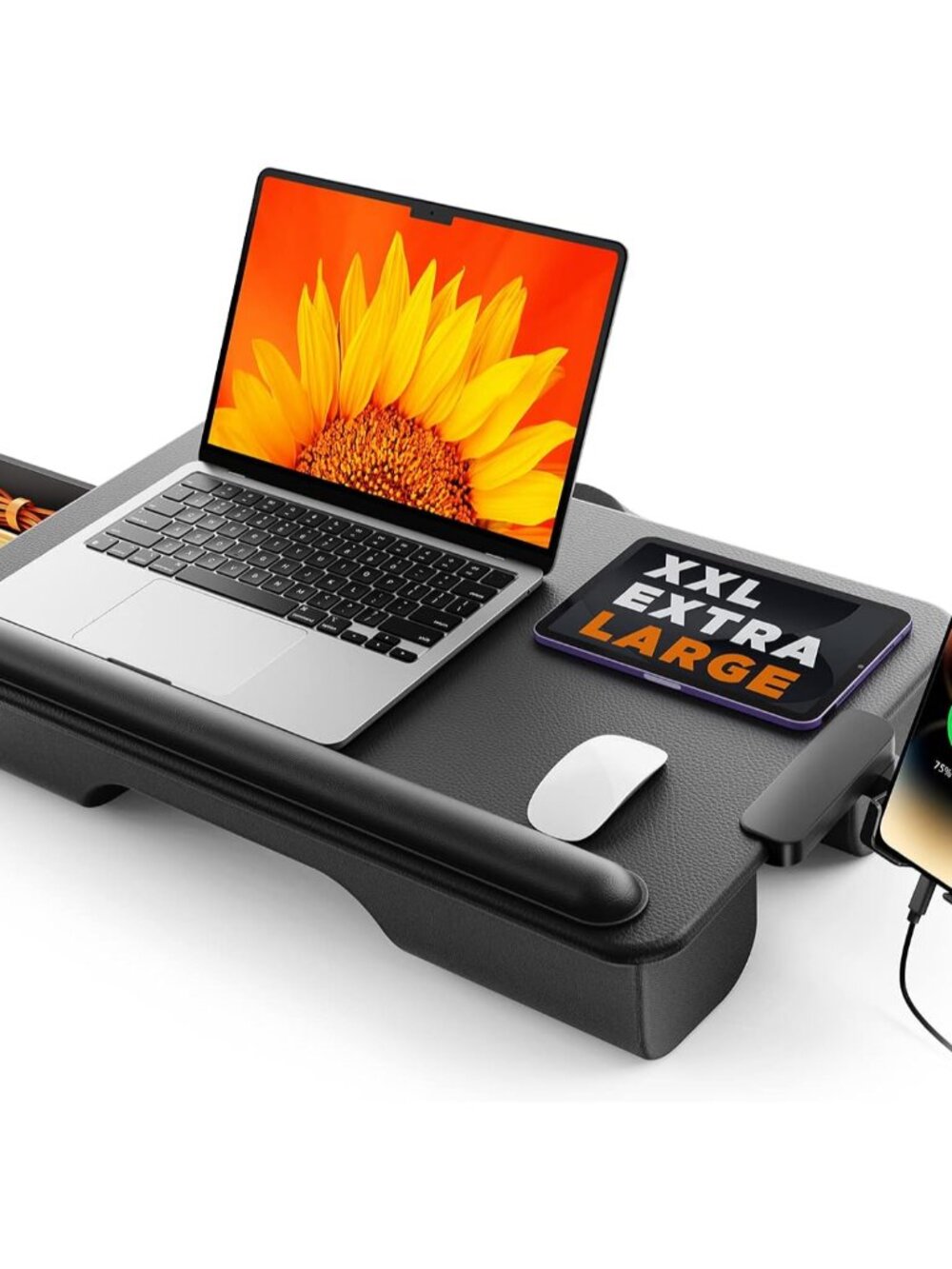 Laptop Lap Desk, Portable Laptop Desk for Bed Fits Up to 17" Laptops